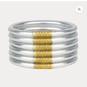 Budhagirl all weather bangle silver